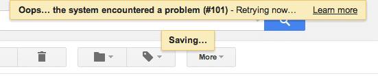 Gmail retrying to send an email