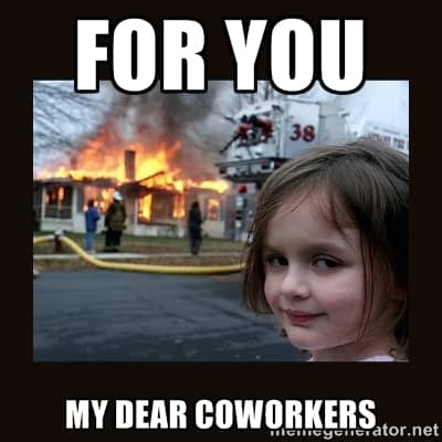 When I do that one last commit just before my 4 week vacation